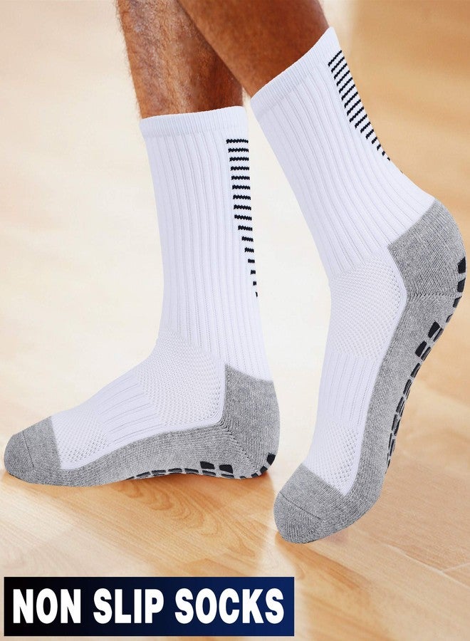 JHM Grip Non Slip Anti Slip Non Skid Slipper Sport Athletic Socks for Men and Women for US shoe sizes 6-12 - Image 2